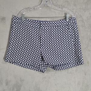 Banana Republic Hampton Fit Womens Geometric Circle Shorts Sz 14
